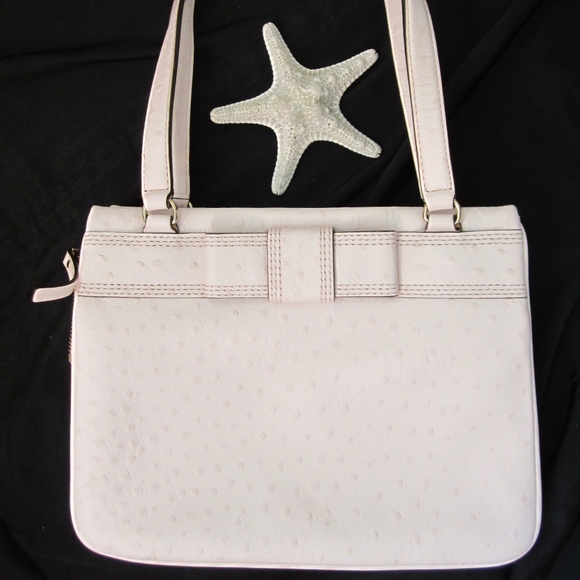 kate spade Handbags - Kate Spade Ostrich Leather Bow Purse Handbag NWOT